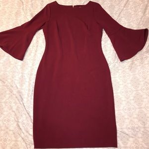 Calvin Klein Maroon Dress